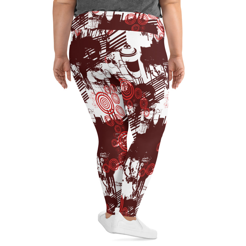 painted viibz x  Plus Size Leggings