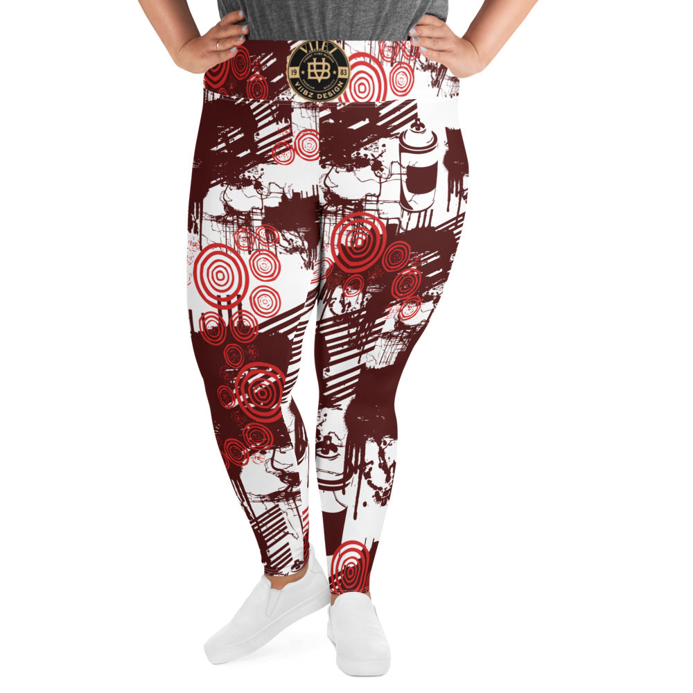 painted viibz x  Plus Size Leggings