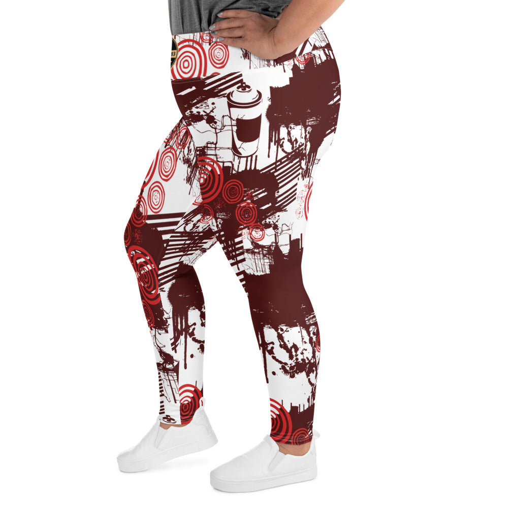 painted viibz x  Plus Size Leggings